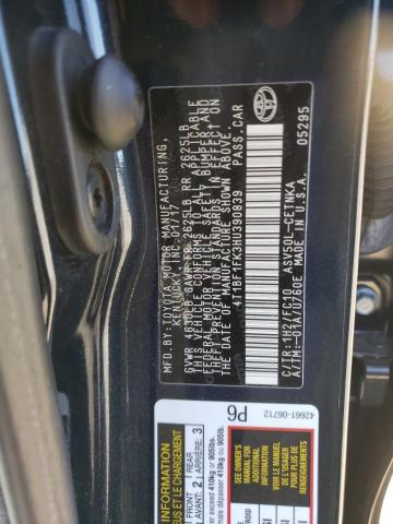 Photo 10 from auction – 2017 TOYOTA CAMRY LE with VIN 4T1BF1FK3HU390839