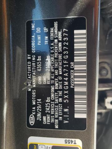 Photo 10 from auction – 2015 KIA OPTIMA LX with VIN 5XXGM4A71FG372377