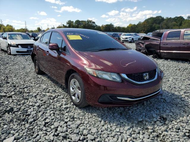 Photo 1 from auction – 2013 HONDA CIVIC LX with VIN 19XFB2F55DE061568
