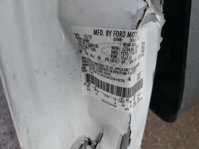 Photo 10 from auction – 2013 FORD F150 with VIN 1FTMF1CMXDKD91575