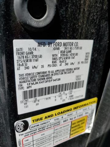 Photo 10 from auction – 2015 FORD EXPEDITION with VIN 1FMJK1HT3FEF14726