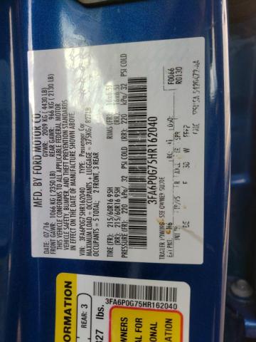 Photo 10 from auction – 2017 FORD FUSION S with VIN 3FA6P0G75HR162040