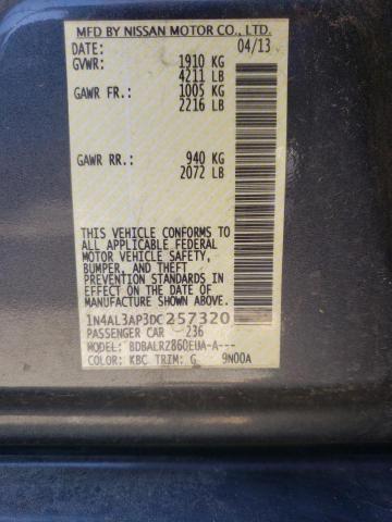 Photo 10 from auction – 2013 NISSAN ALTIMA 2.5 with VIN 1N4AL3AP3DC257320