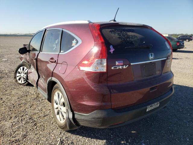 Photo 3 from auction – 2012 HONDA CR-V EXL with VIN 5J6RM3H72CL011819