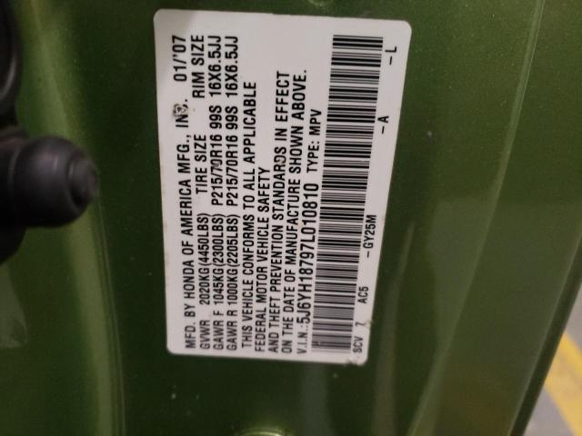 Photo 10 from auction – 2007 HONDA ELEMENT EX with VIN 5J6YH18797L010810