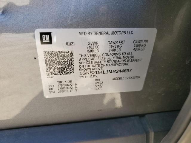 Photo 10 from auction – 2021 GMC YUKON DENA with VIN 1GKS2DKL1MR244697