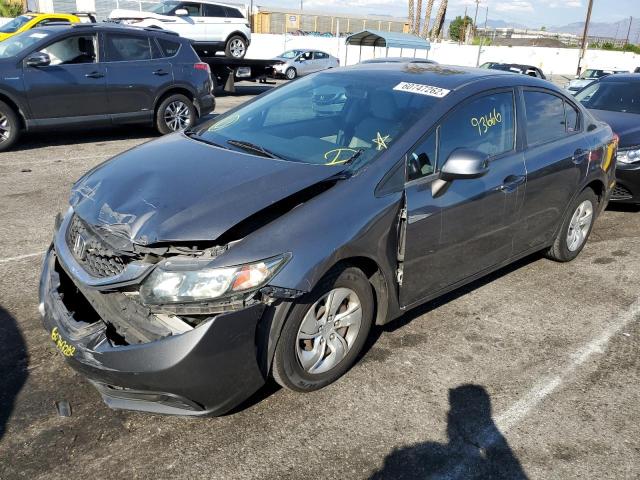 Photo 2 from auction – 2013 HONDA CIVIC LX with VIN 19XFB2F55DE282779