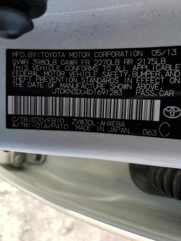 Photo 10 from auction – 2013 TOYOTA PRIUS with VIN JTDKN3DU4D1691283