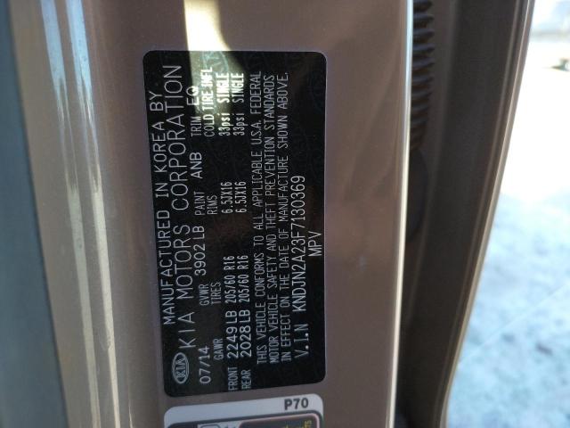 Photo 10 from auction – 2015 KIA SOUL with VIN KNDJN2A23F7130369