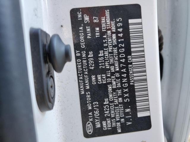 Photo 10 from auction – 2013 KIA OPTIMA EX with VIN 5XXGN4A74DG214495