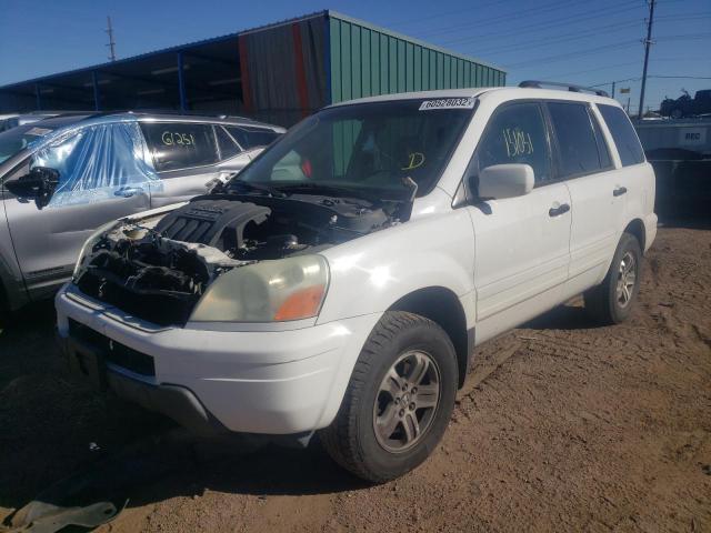 Photo 2 from auction – 2005 HONDA PILOT EXL with VIN 2HKYF18535H573931