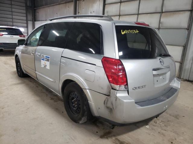 Photo 3 from auction – 2005 NISSAN QUEST S with VIN 5N1BV28U05N136342
