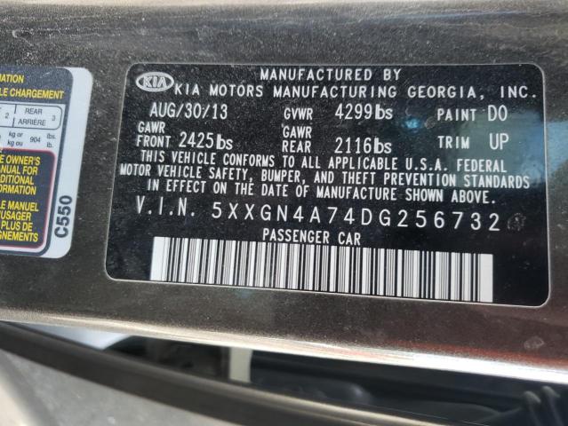 Photo 10 from auction – 2013 KIA OPTIMA EX with VIN 5XXGN4A74DG256732