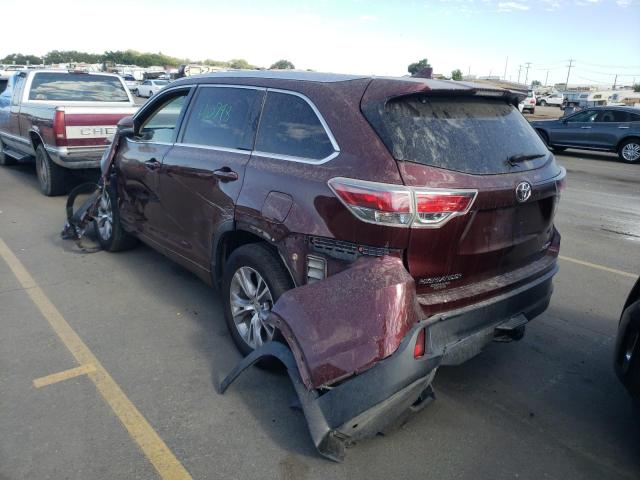 Photo 3 from auction – 2015 TOYOTA HIGHLANDER with VIN 5TDJKRFH7FS137099