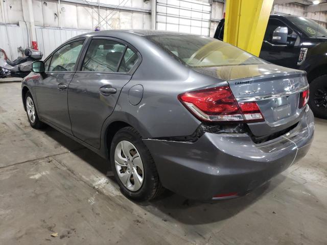 Photo 3 from auction – 2013 HONDA CIVIC LX with VIN 19XFB2F52DE213323