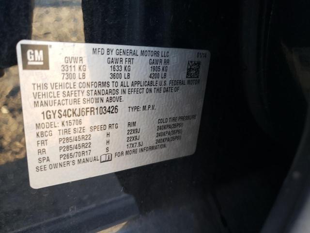 Photo 10 from auction – 2015 CADILLAC ESCALADE P with VIN 1GYS4CKJ6FR103426