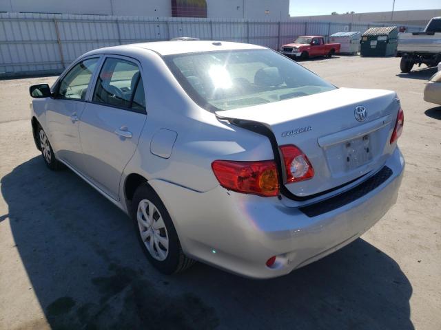 Photo 3 from auction – 2009 TOYOTA COROLLA BA with VIN JTDBL40E099031311