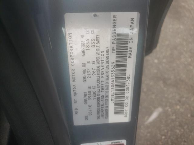 Photo 10 from auction – 2010 MAZDA 3 I with VIN JM1BL1SG6A1335629