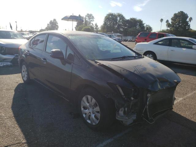 HONDA CIVIC LX 2012 with VIN 19XFB2F51CE300113 - Photo from auction