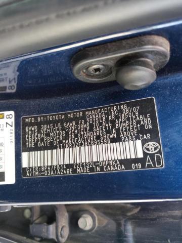 Photo 10 from auction – 2008 TOYOTA COROLLA MA with VIN 2T1KR32E38C695598