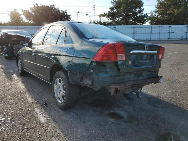 Photo 3 from auction – 2001 HONDA CIVIC LX with VIN 1HGES16501L063190