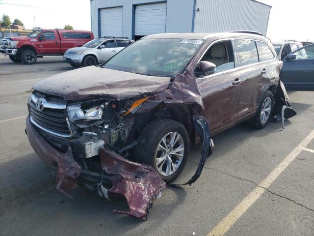 Photo 2 from auction – 2015 TOYOTA HIGHLANDER with VIN 5TDJKRFH7FS137099