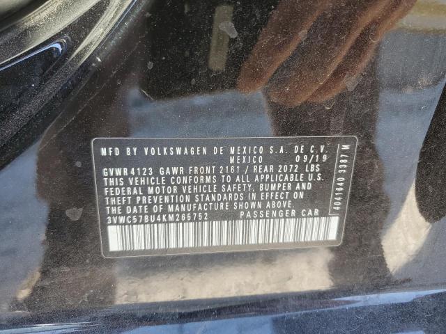 Photo 10 from auction – 2019 VOLKSWAGEN JETTA S with VIN 3VWC57BU4KM265752
