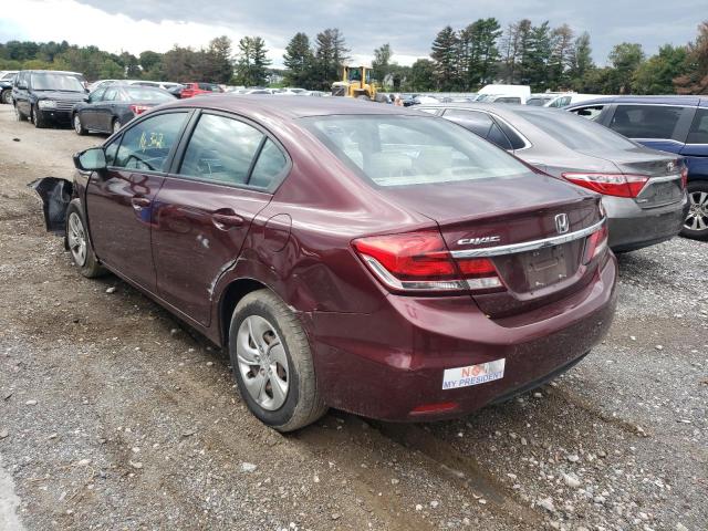 Photo 3 from auction – 2015 HONDA CIVIC LX with VIN 19XFB2F56FE706487