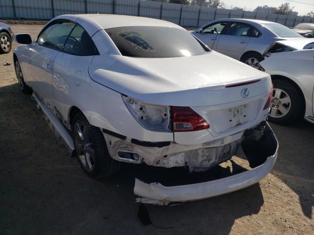 Photo 3 from auction – 2011 LEXUS IS 250 with VIN JTHFF2C28B2520910