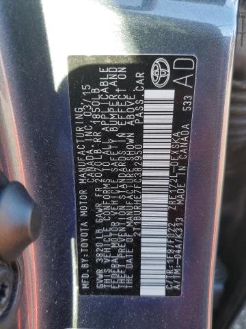 Photo 10 from auction – 2015 TOYOTA COROLLA L with VIN 2T1BURHE7FC382950