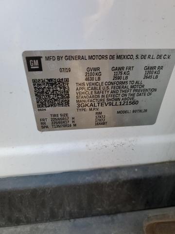 Photo 10 from auction – 2020 GMC TERRAIN SL with VIN 3GKALTEV9LL121560