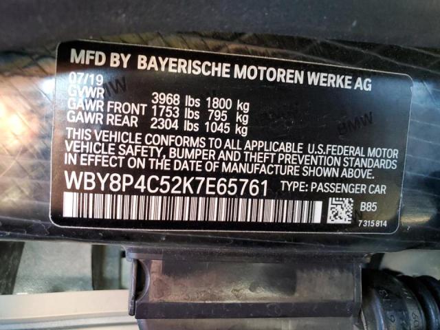 Photo 10 from auction – 2019 BMW I3 REX with VIN WBY8P4C52K7E65761