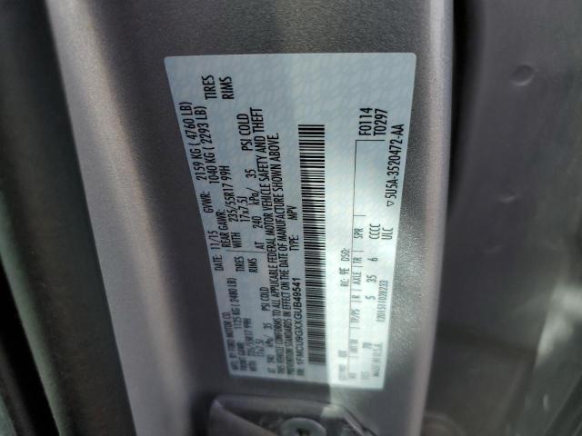 Photo 10 from auction – 2016 FORD ESCAPE SE with VIN 1FMCU9GXXGUB49541