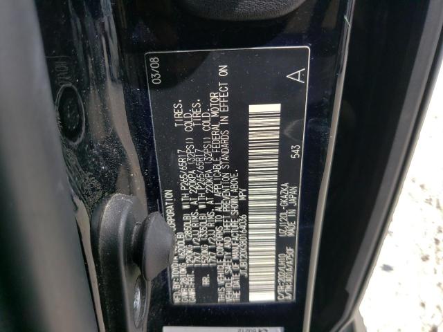 Photo 10 from auction – 2008 LEXUS GX 470 with VIN JTJBT20X380164036