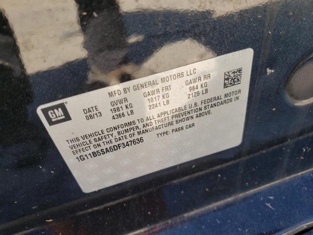 Photo 10 from auction – 2013 CHEVROLET MALIBU LS with VIN 1G11B5SA6DF347636