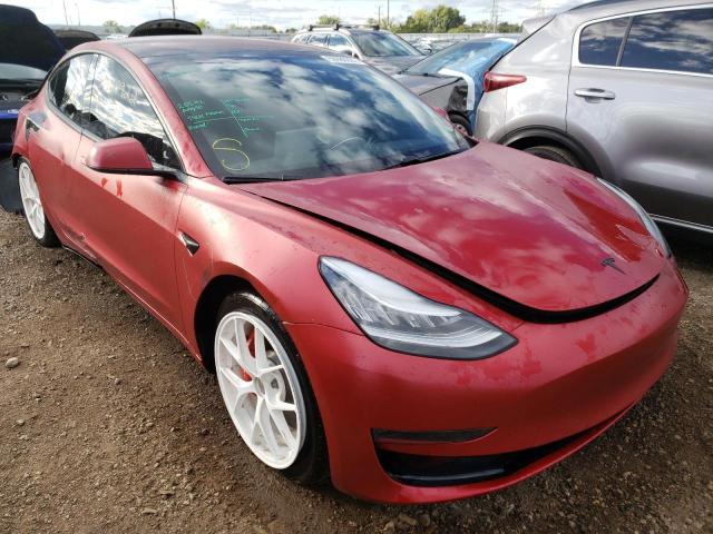 TESLA MODEL 3 2018 with VIN 5YJ3E1EBXJF105436 - Photo from auction
