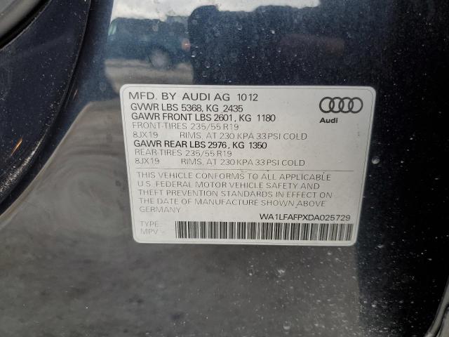 Photo 10 from auction – 2013 AUDI Q5 PREMIUM with VIN WA1LFAFPXDA025729