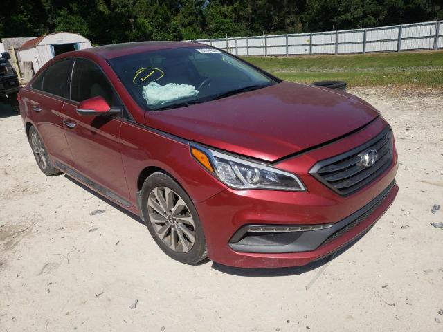 HYUNDAI SONATA SPO 2016 with VIN 5NPE34AF4GH379976 - Photo from auction