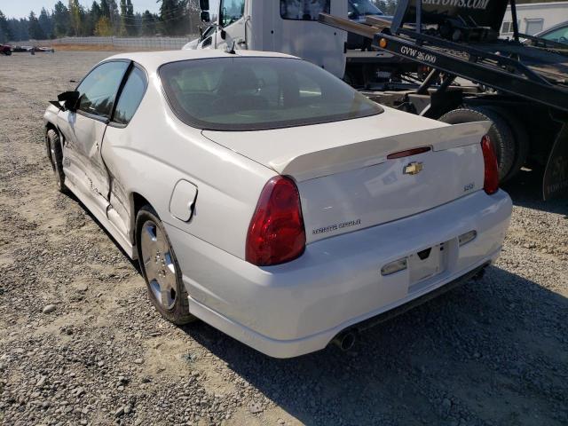 Photo 3 from auction – 2006 CHEVROLET MONTE CARL with VIN 2G1WL15C169353039