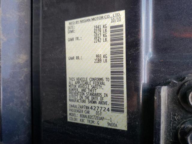 Photo 10 from auction – 2011 NISSAN ALTIMA BAS with VIN 1N4AL2AP7BN427724