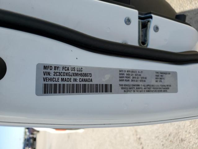 Photo 10 from auction – 2021 DODGE CHARGER SC with VIN 2C3CDXGJXMH608073