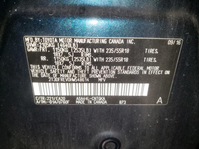 Zdjęcie 10 z aukcji – 2017 TOYOTA RAV4 LIMIT z VIN 2T3DFREV0HW548614