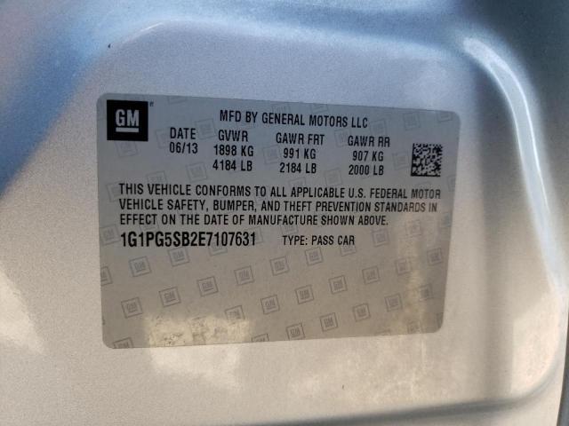 Photo 10 from auction – 2014 CHEVROLET CRUZE LTZ with VIN 1G1PG5SB2E7107631