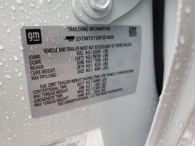 Photo 10 from auction – 2022 GMC SIERRA K35 with VIN 1GT59TEY1NF354920