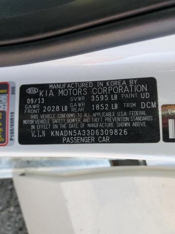 Photo 10 from auction – 2013 KIA RIO EX with VIN KNADN5A33D6309826