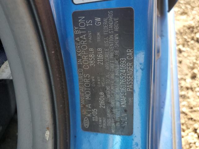 Photo 10 from auction – 2006 KIA SPECTRA5 with VIN KNAFE161765241693