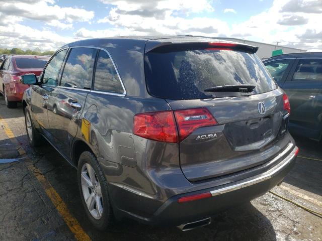 Photo 3 from auction – 2011 ACURA MDX TECHNO with VIN 2HNYD2H65BH526175