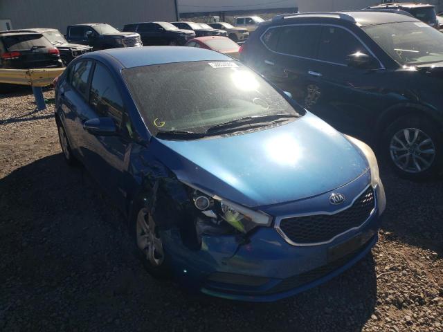 KIA FORTE LX 2015 with VIN KNAFX4A67F5327472 - Photo from auction