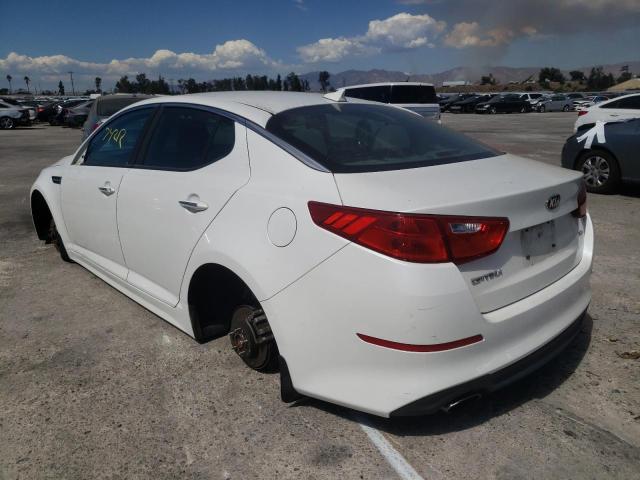 Photo 3 from auction – 2015 KIA OPTIMA LX with VIN KNAGM4A72F5662497
