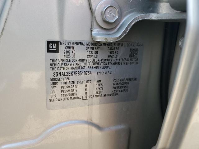 Photo 10 from auction – 2014 CHEVROLET CAPTIVA LS with VIN 3GNAL2EK7ES618764